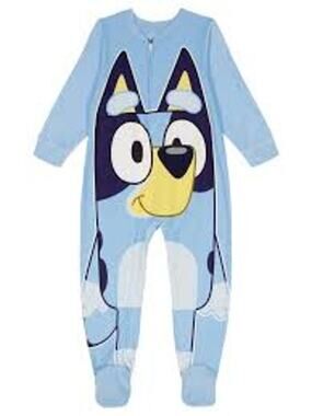 Bluey Toddler Long Sleeve One-Piece Sleepwear Size 2T